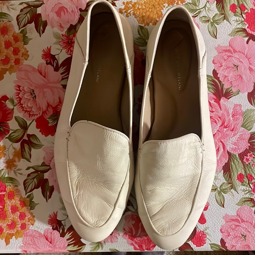 Antonia Melani Cream Colored Loafers